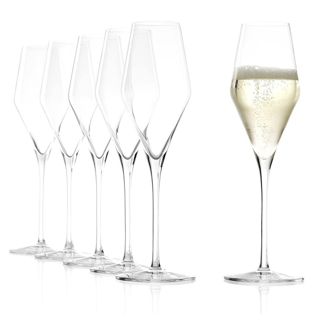 Stölzle Lausitz Champagnerglas Champagnergläser Quatrophil 290 ml 6 Gläser Set
